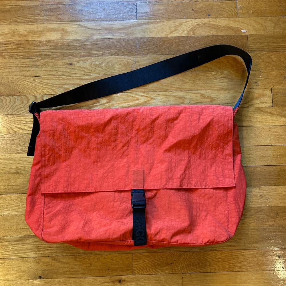 Baggu Orange Messenger Bag Large